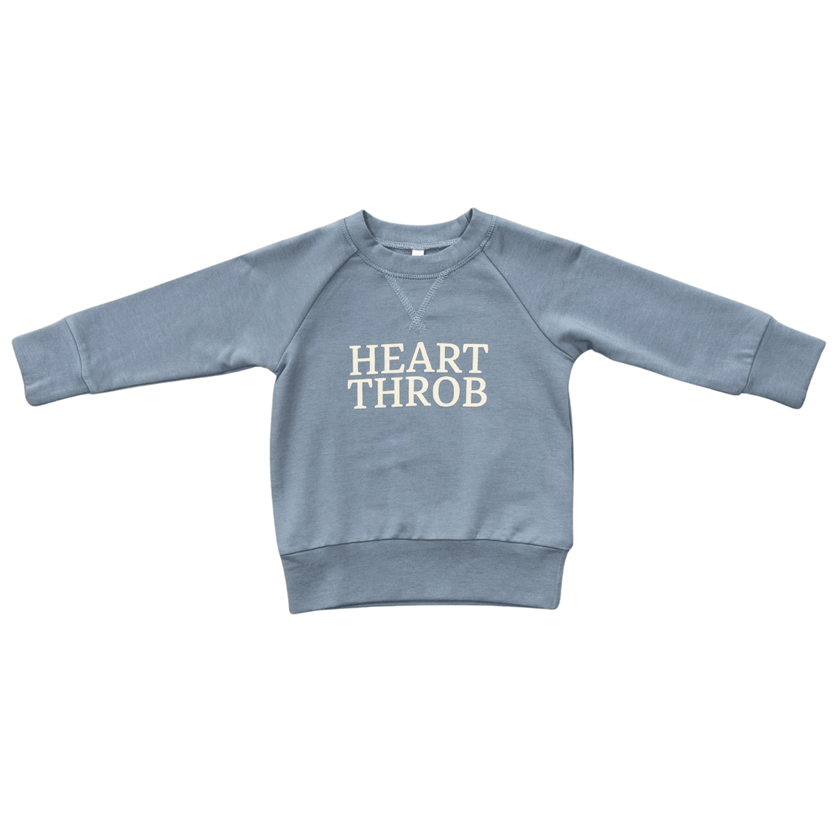 Boys Raglan Sweatshirt in Heart Throb