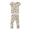 Boys Short Sleeve Lounge Set in Dirt Bikes